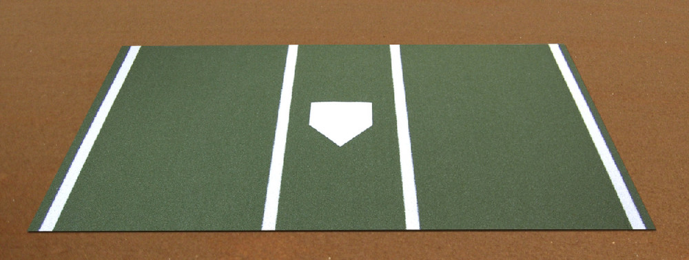 Spike-Proof Baseball Home Plate Mat
